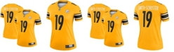 Nike Women's Juju Smith-Schuster Gold-Tone Pittsburgh Steelers Inverted Legend Jersey